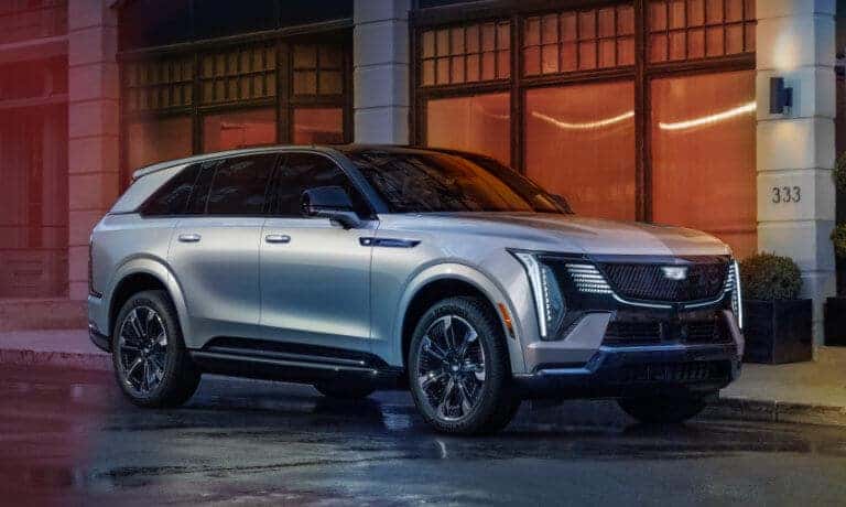 2026 Cadillac ESCALADE IQ parked on city street