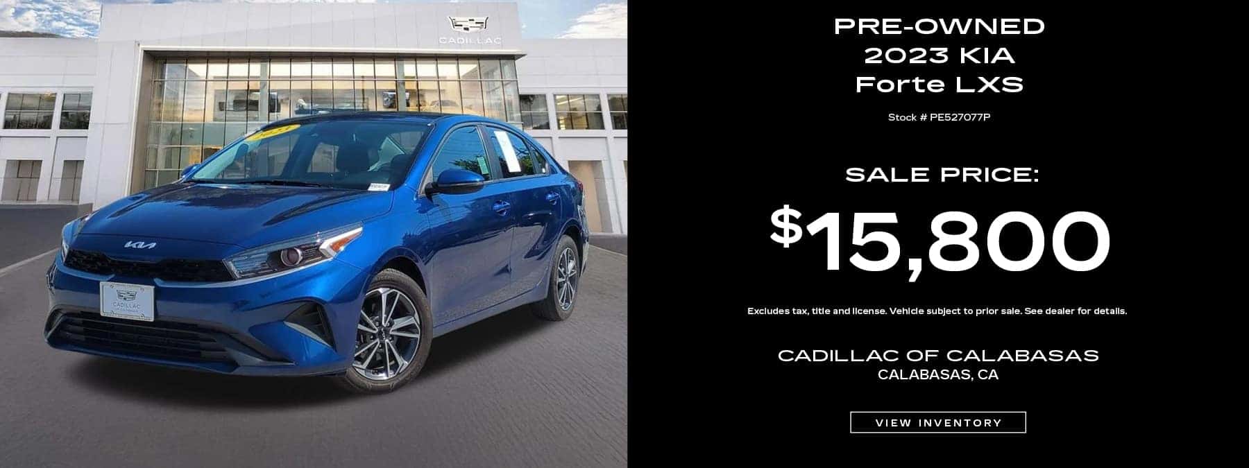 Buy a Pre-Owned 2023 Kia Forte LXS for $15,800. Stock Number: PE527077P
