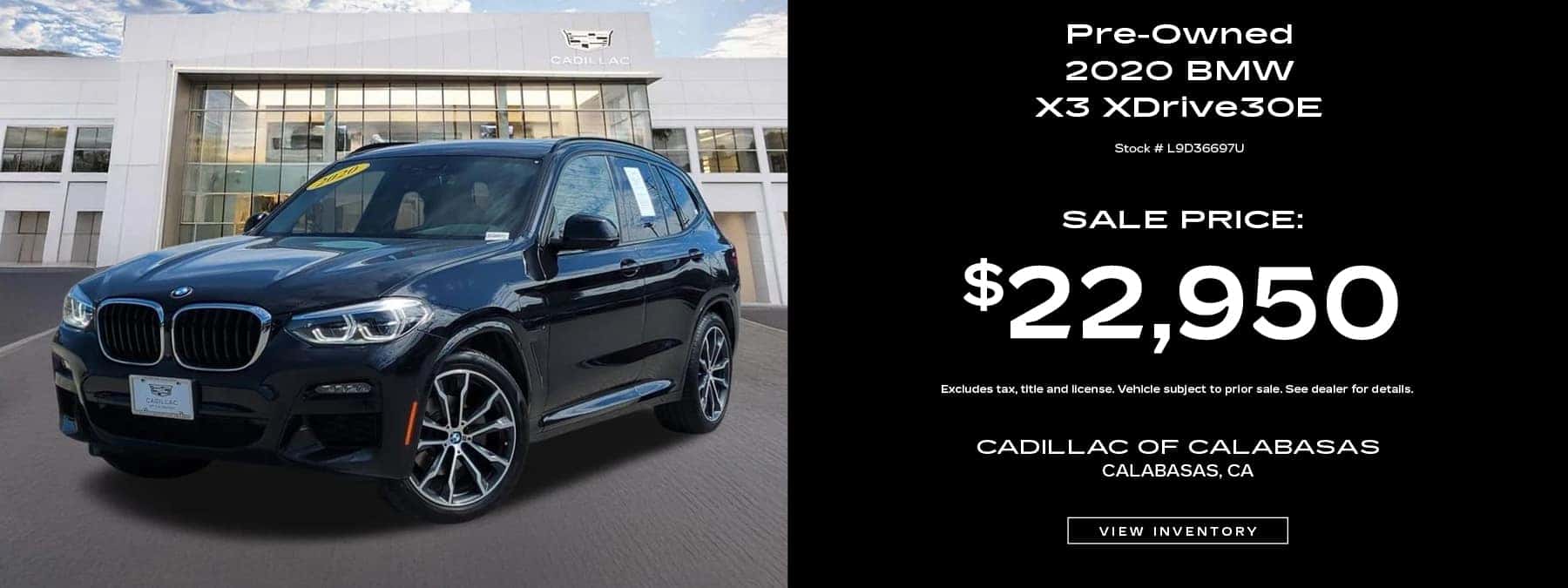 Buy a Pre-Owned 2020 BMW X3 XDrive30E for $22,950. Stock Number: L9D36697U