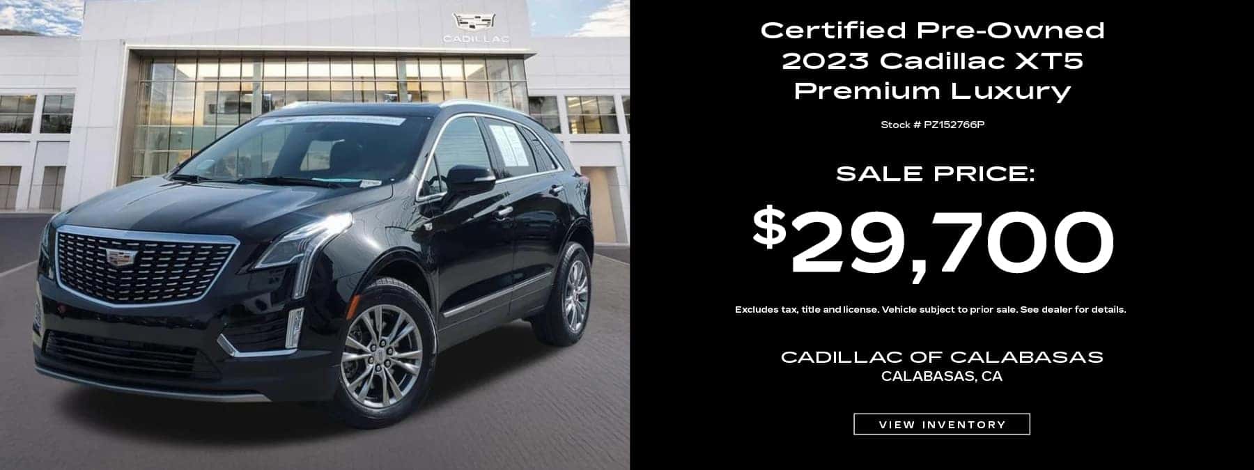 Buy a Certified Pre-Owned 2023 Cadillac XT5 Premium Luxury for $29,700. Stock Number: PZ152766P