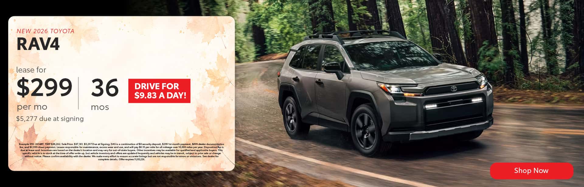 New 2026 Toyota Rav4