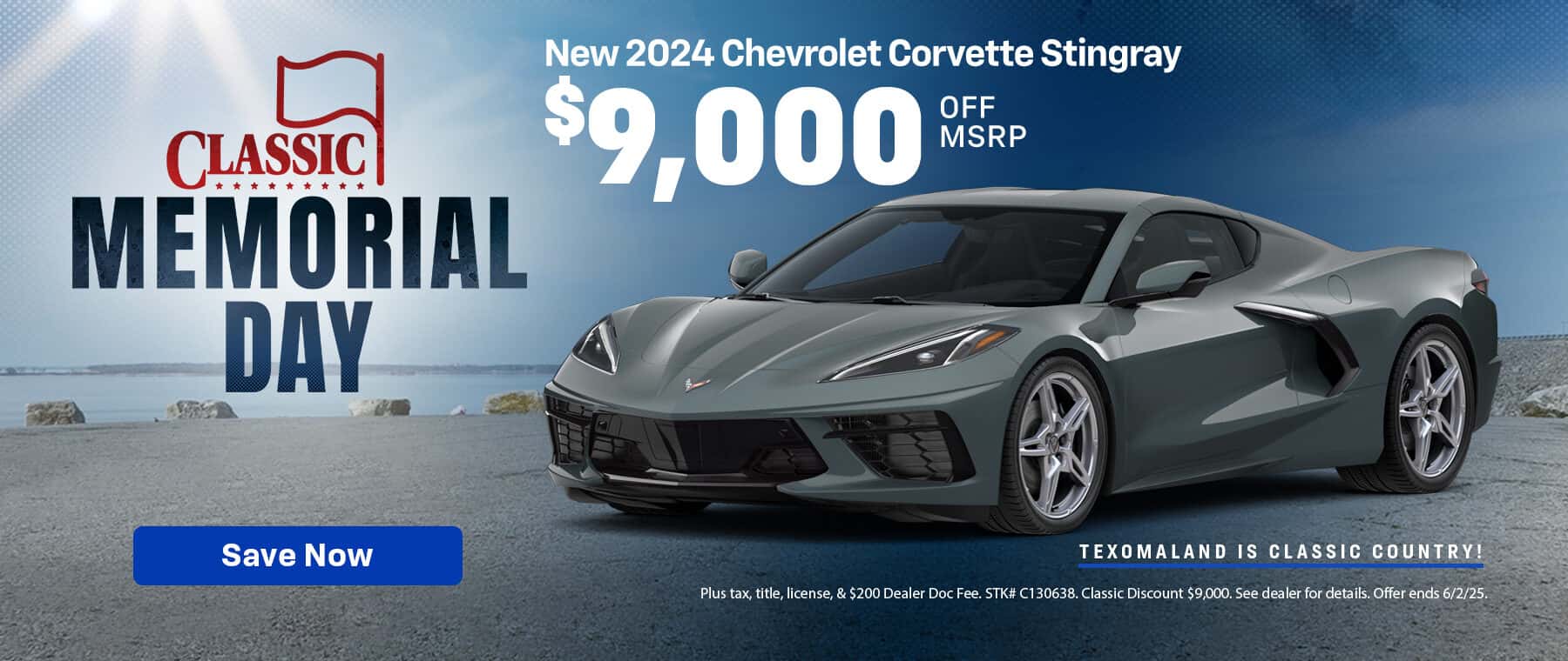 2024 Stingray $9000 off