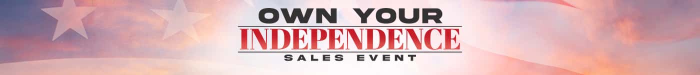 OWN YOUR INDEPENDENCE SALES EVENT