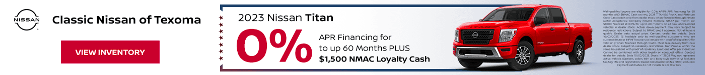 2023 Nissan Titan Subtext: 0.0% APR Financing for up to 60 Months PLUS $1,500 NMAC Loyalty Cash