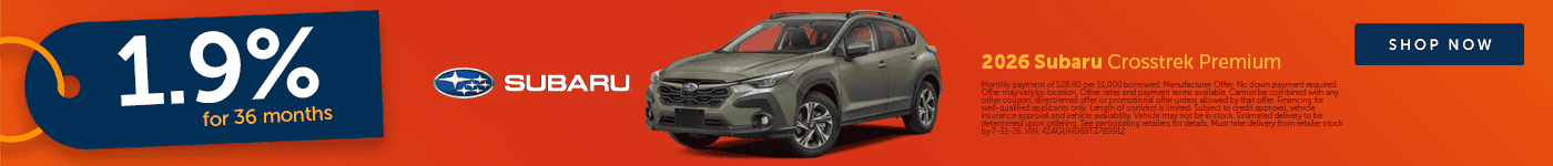 July Crosstrek Offer