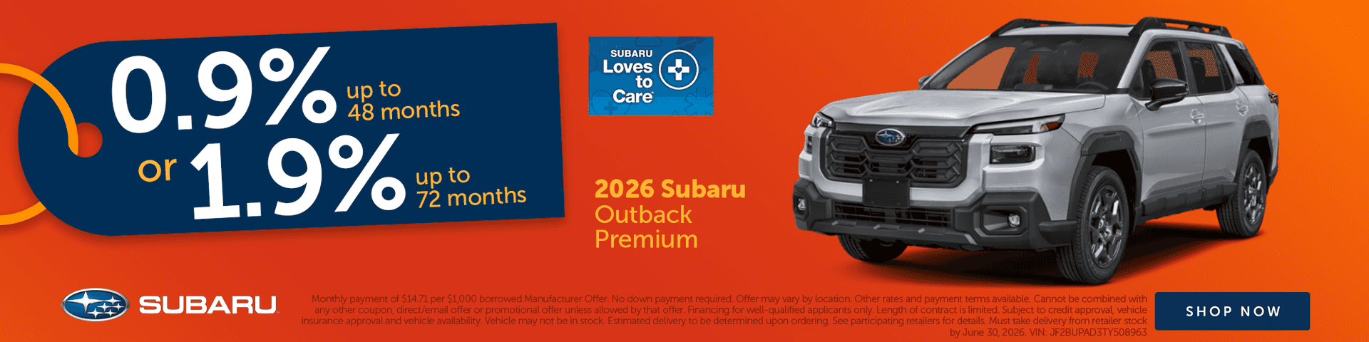 June Outback Offer