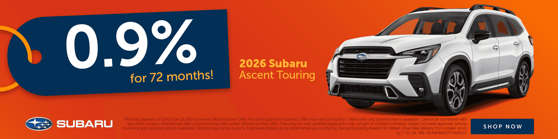 July Ascent Offer