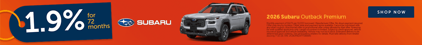 July Outback Offer
