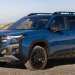 Blue 2027 Subaru Forester Wilderness Hybrid SUV