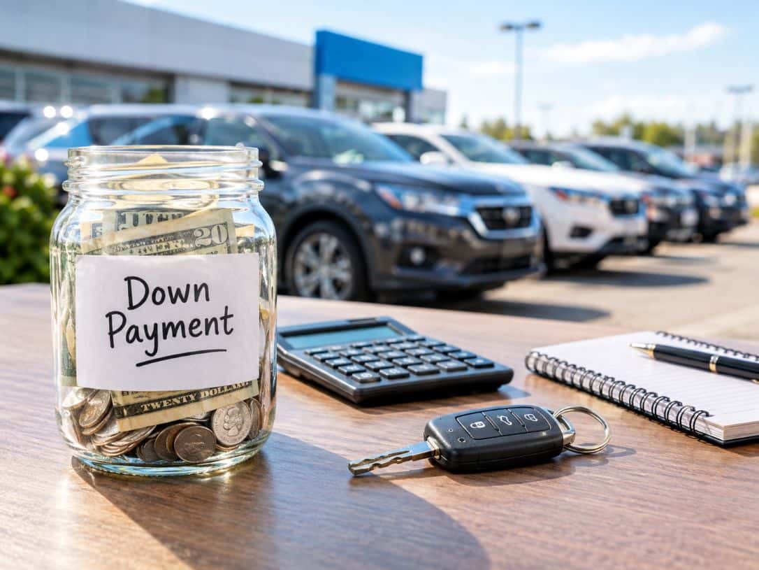 Does a Bigger Down Payment Lower Your Car Payment? A larger down payment can help lower your monthly car payment when financing a used car