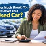 how much should you put down on a used car