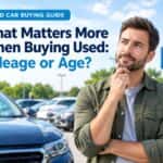 what matters more when buying used: Mileage or age