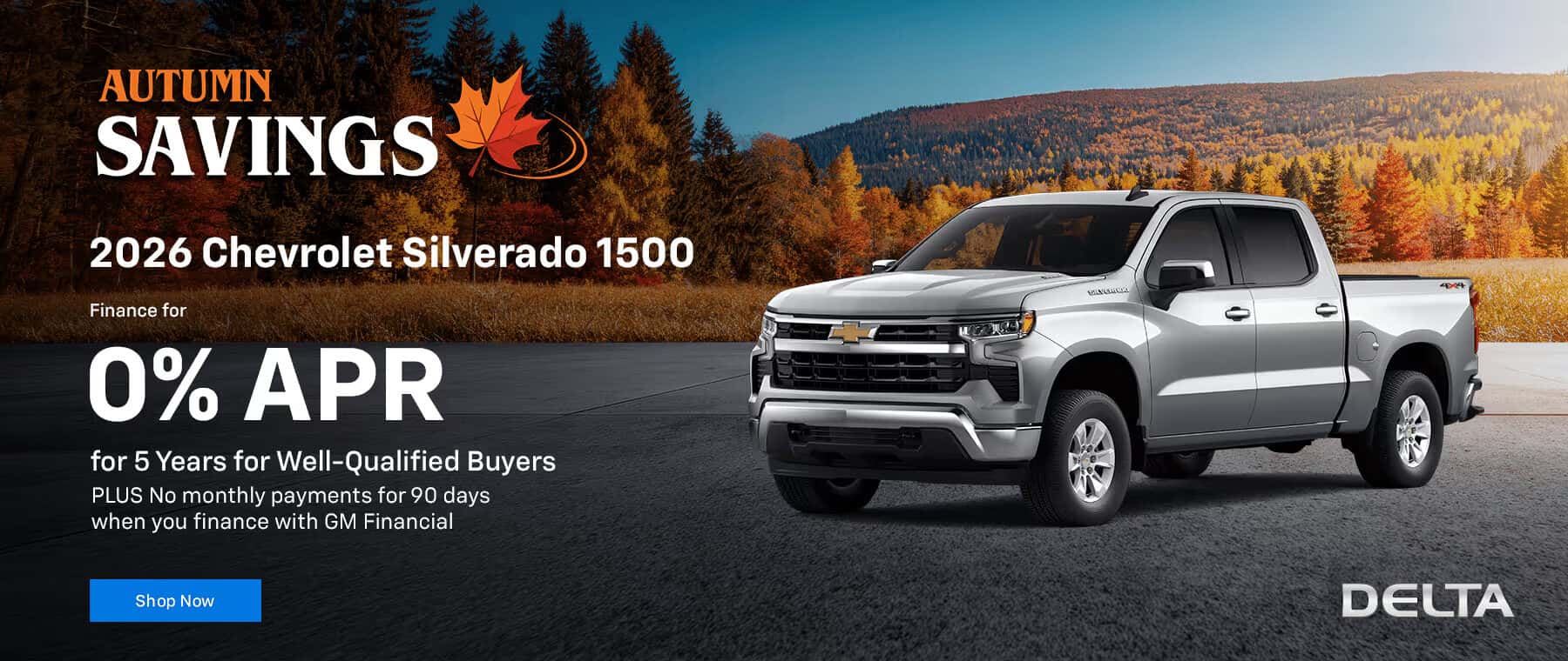 silverado offer fall themed