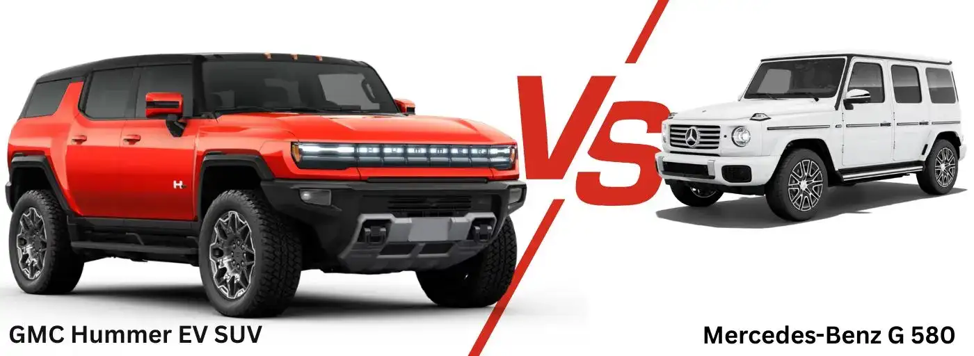 2026 GMC Hummer EV SUV vs Mercedes-Benz G 580