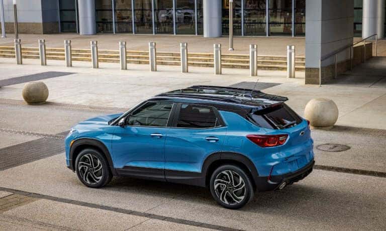 2026 Chevy Trailblazer parked outside a business