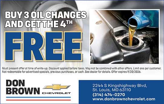 Oil Change | Don Brown Chevy