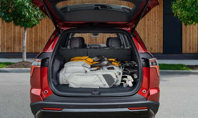 2026 Chevy Equinox cargo space in trunk