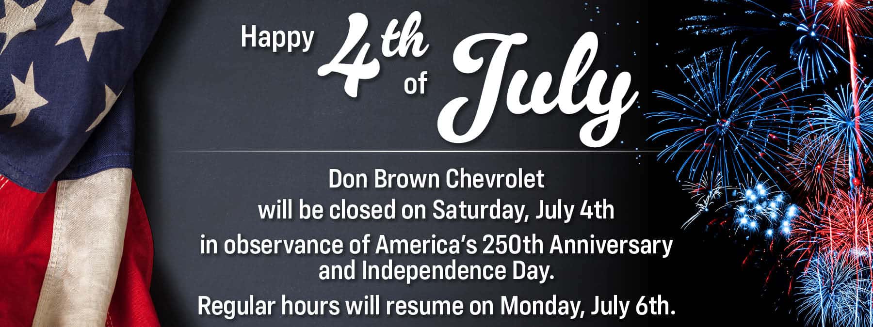 4th of July | Don Brown Chevy