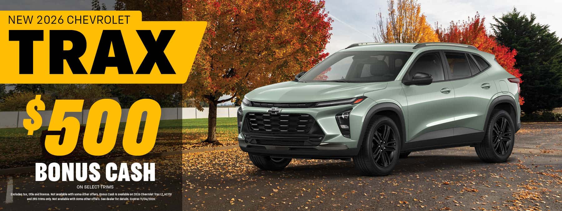 New 2026 Chevy Trax | Don Brown Chevy