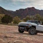 White GMC Hummer EV Pickup