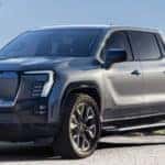 silver 2023 gmc sierra ev denali