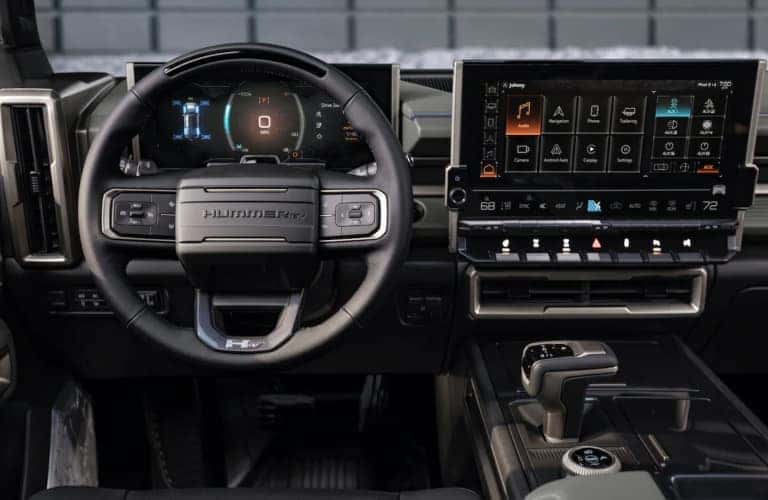 Hummer EV dash and command center