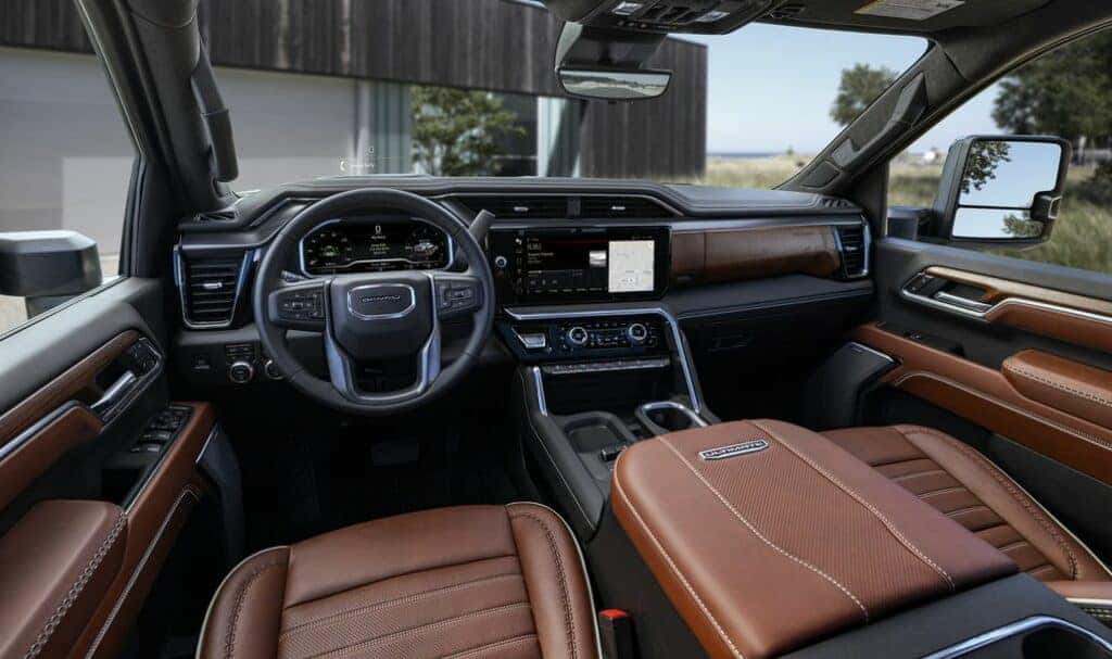 GMC Sierra 2500 HD Front Interior Dashboard Driver's Side View