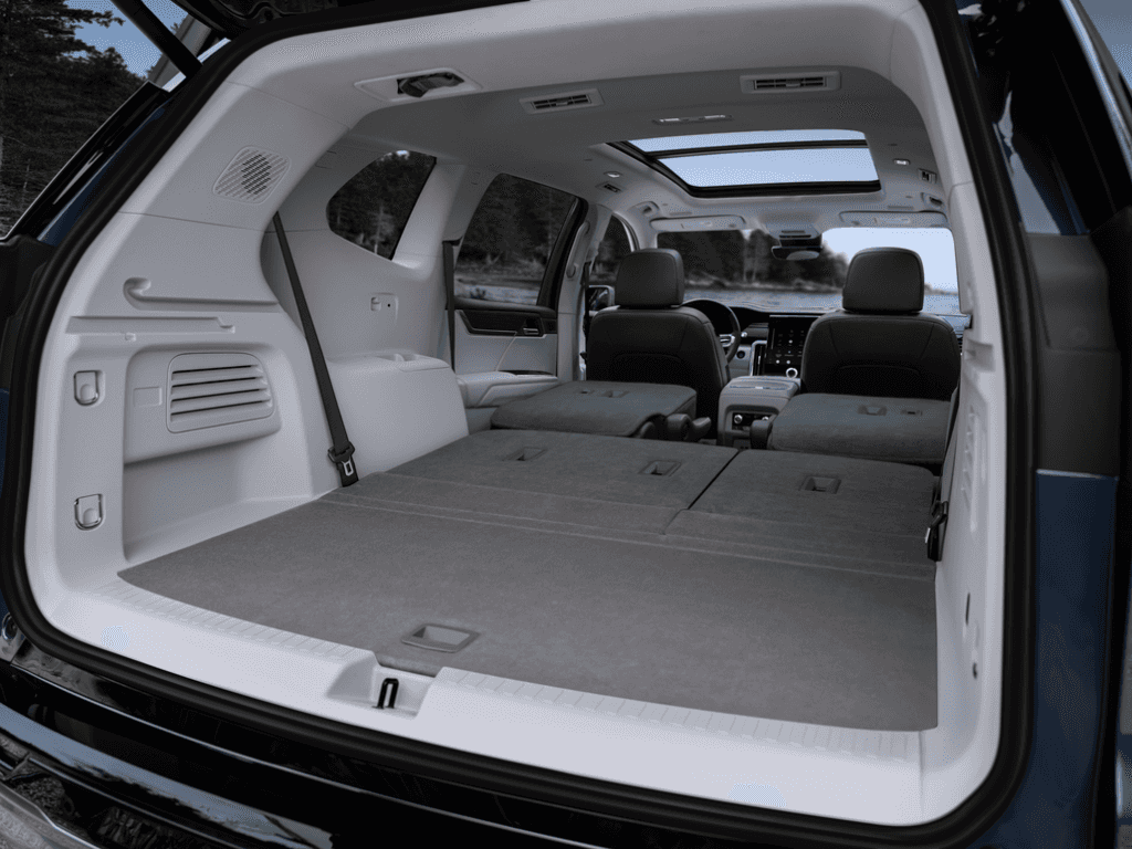GMC Acadia Rear Cargo Space with Rear Rows Collapsed