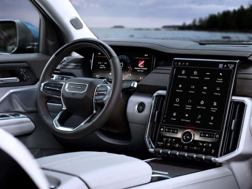 The Marvelous Infotainment Screen Of The GMC Acadia Denali