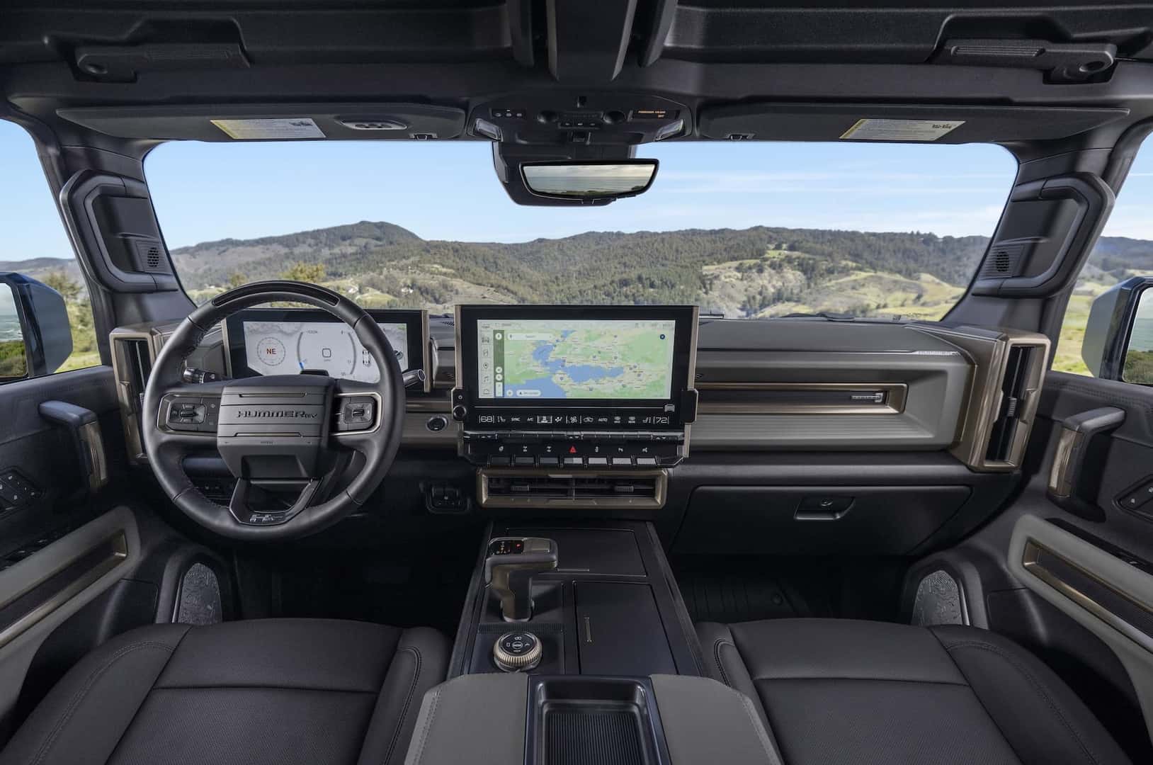 2024 GMC Hummer EV SUV Interior Dash View
