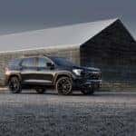Black 2025 GMC Terrain front and passenger side view