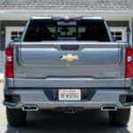 A Back View Of The Marvelous 2021 Chevy Silverado 1500 Multi-Flex With Its Tailgate Closed