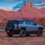 The Epic 2024 GMC Hummer EV SUV In The Rocky Canyons