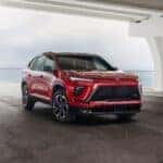 The Alluring Red 2025 Buick Enclave, Front View