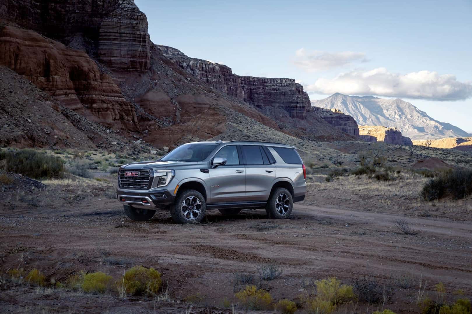The Stunning 2025 GMC Yukon AT4 Ultimate Parked At The Time Of Dawn