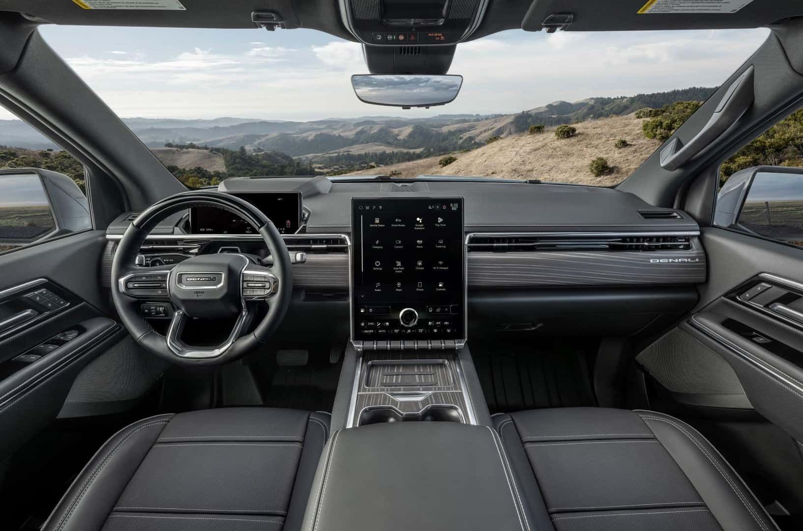 2025 GMC Sierra EV Denali large center touchscreen
