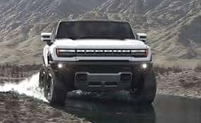 White GMC Hummer EV CrabWalk