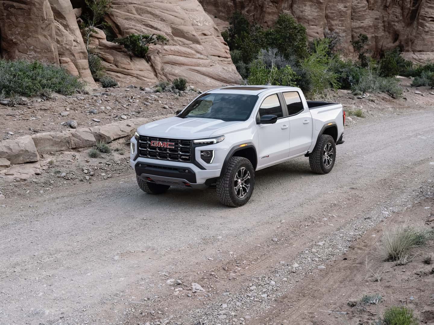 New GMC Canyon AT4 Front Side View