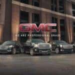 GMC Professional Grade Trucks Lined Up