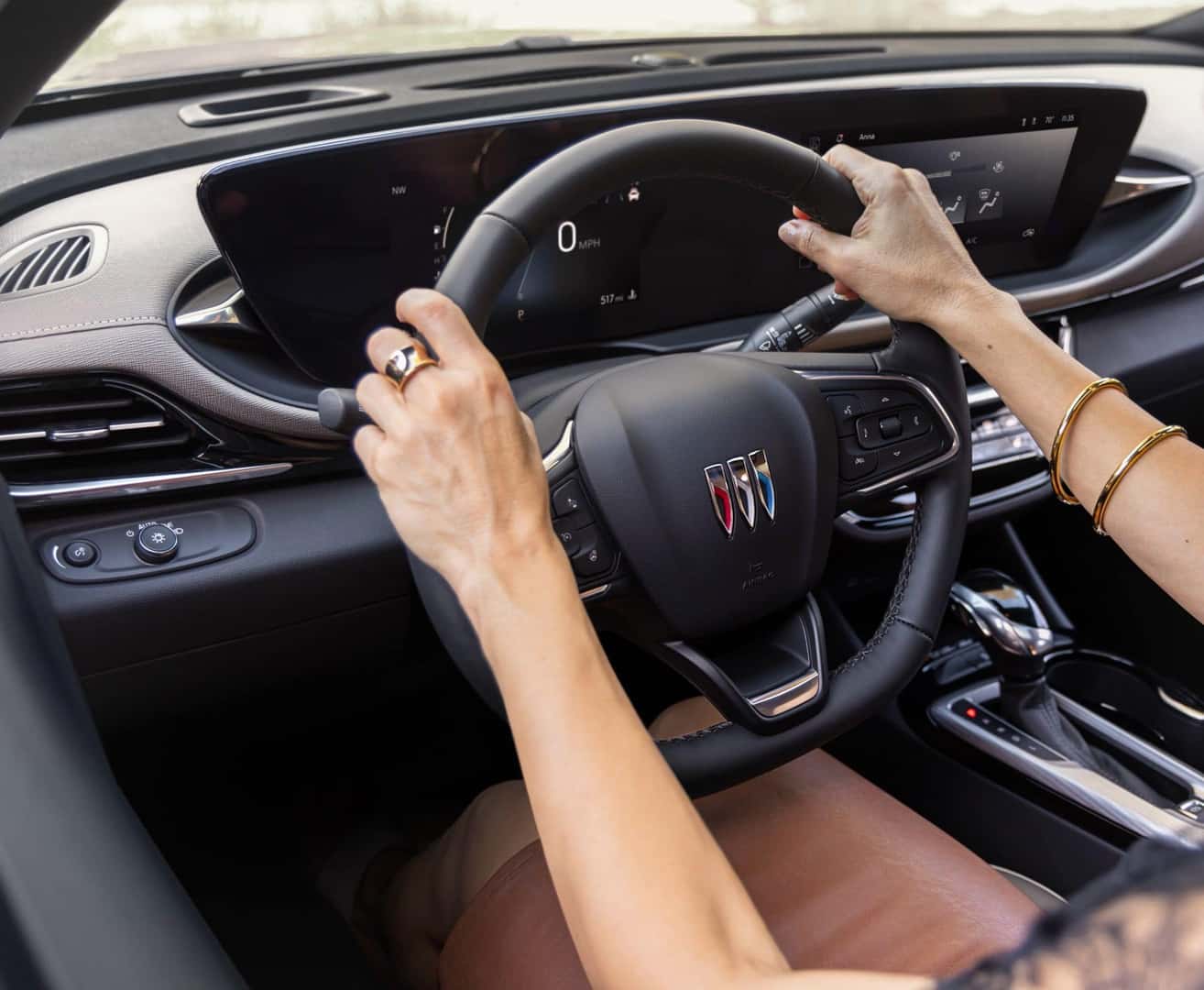 2025 Buick Envista Steering Wheel and Dash View