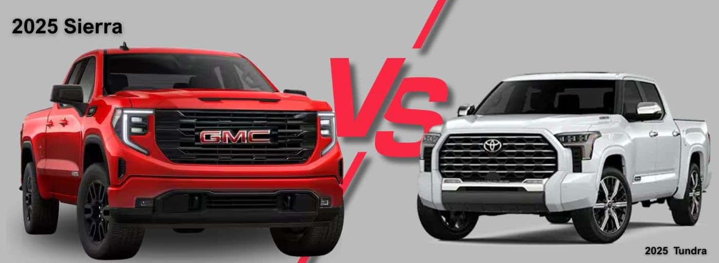 2025 Sierra 1500 vs Toyota Tundra