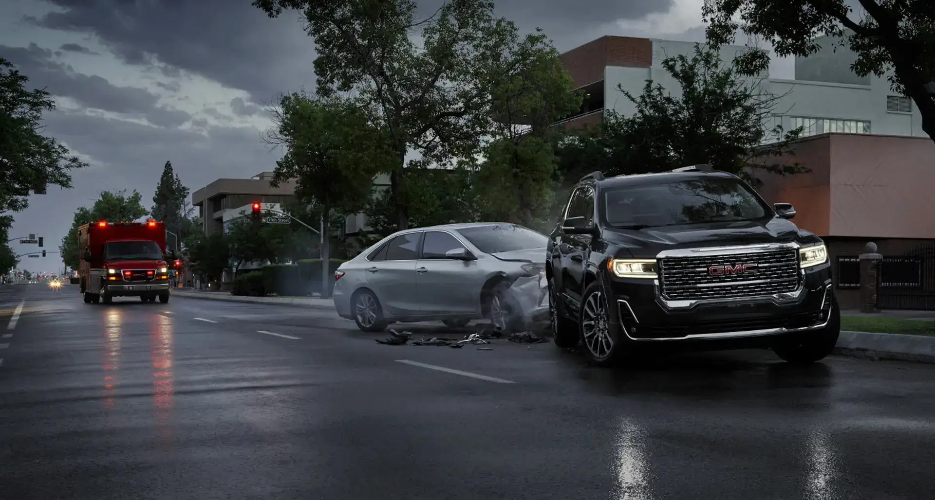 GMC OnStar Services for accident