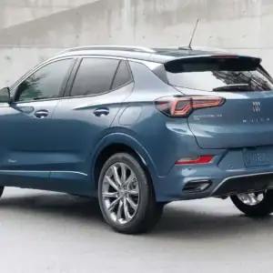 2026 Buick Encore GX Avenir Ocean Blue Metallic rear view