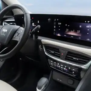 2026 Buick Encore GX climate controls on screen