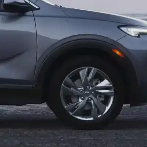 2026 Buick Encore GX Moonstone Gray Metallic front passenger side exterior