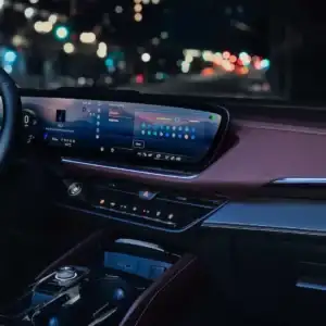 2026 Buick Envision ambient lighting controls on screen