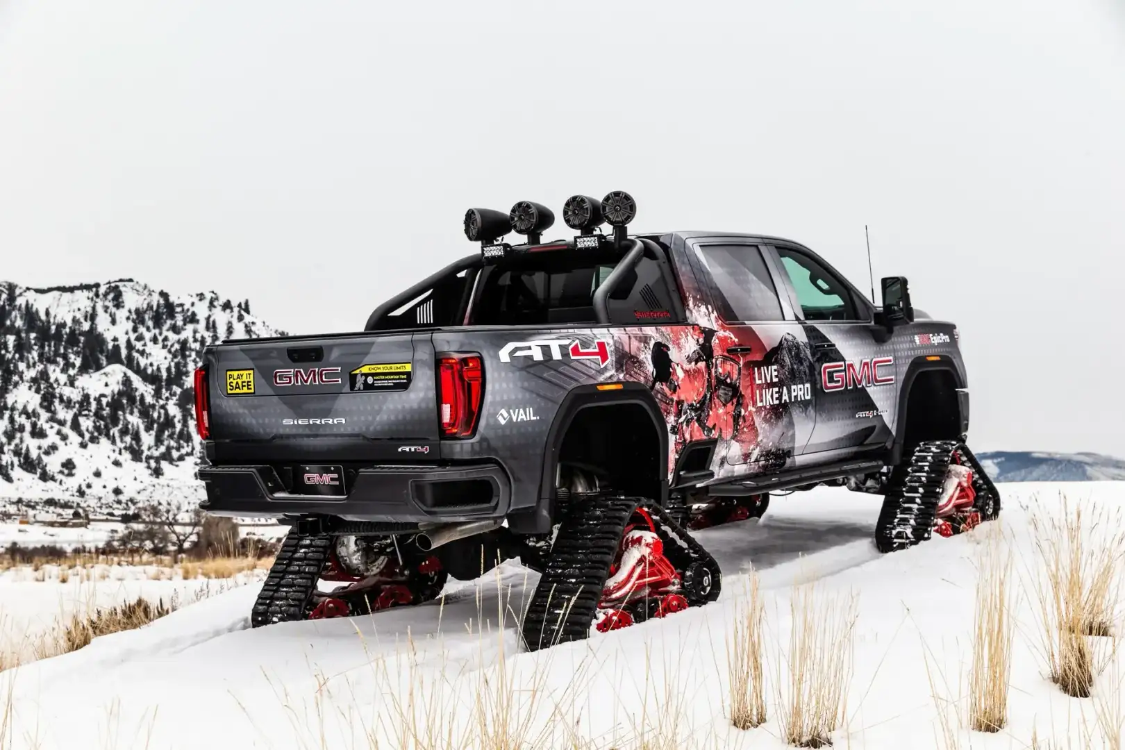 GMC Sierra All Mountain with custom features and wheels