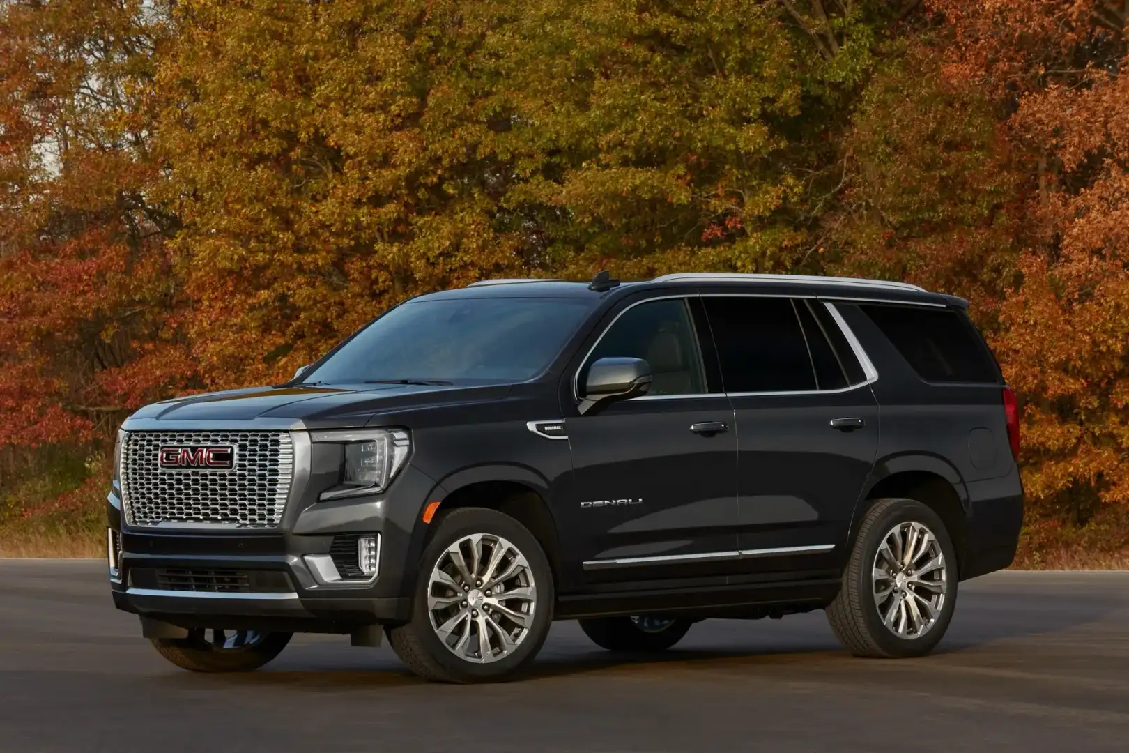 GMC Yukon Denali Diesel parked
