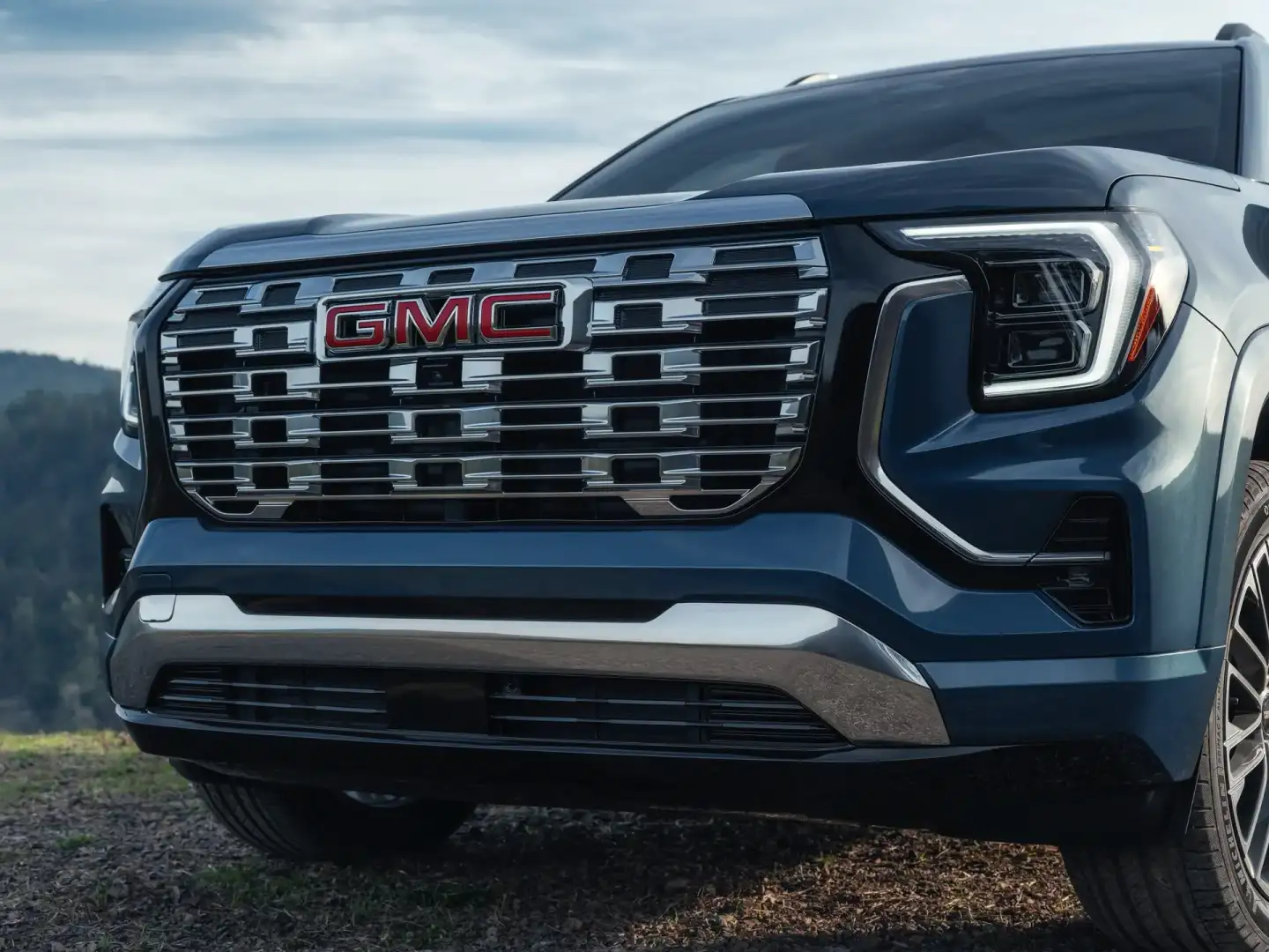 View of the front of the GMC Terrain Denali