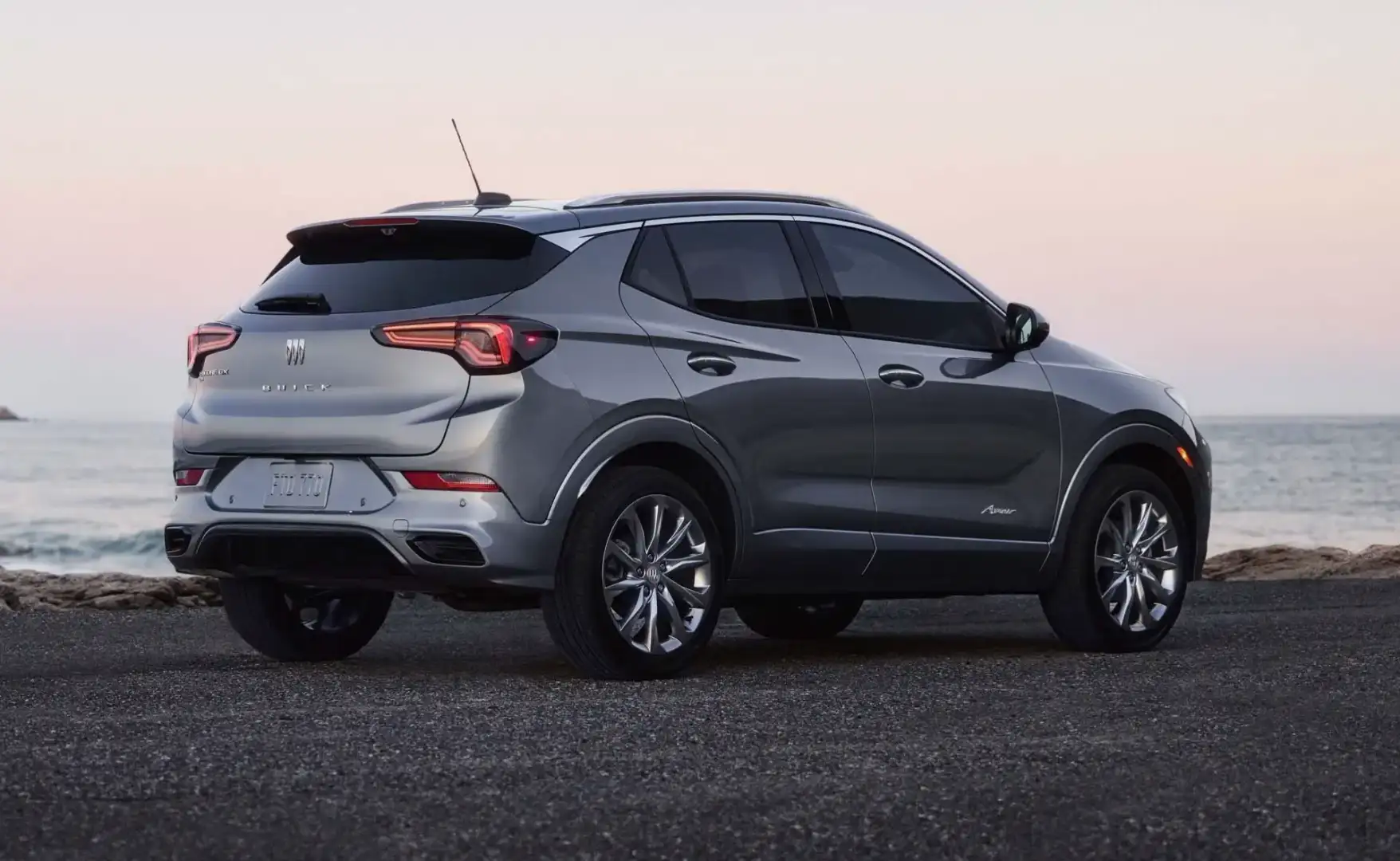 2025 Buick Encore GX parked on the beach